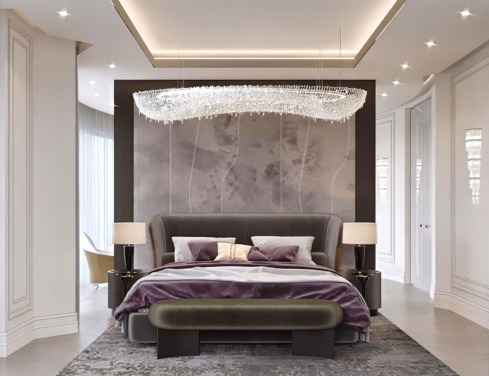 Guest comfort bedroom interior