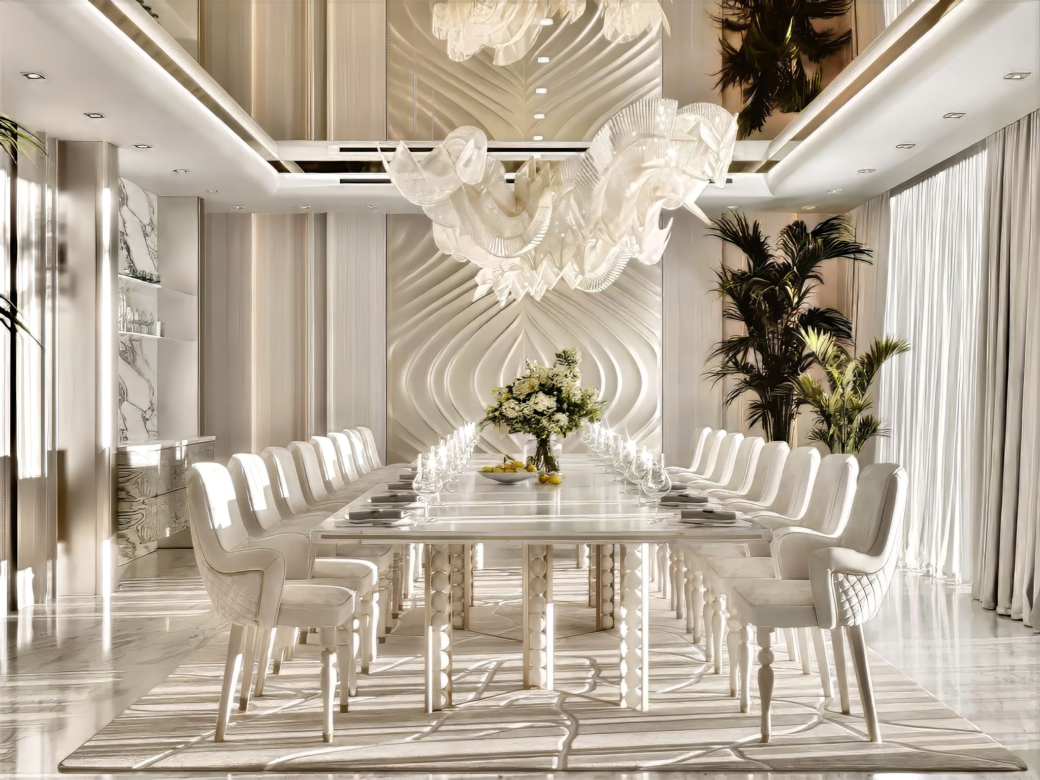 غرفة طعام أنيقة