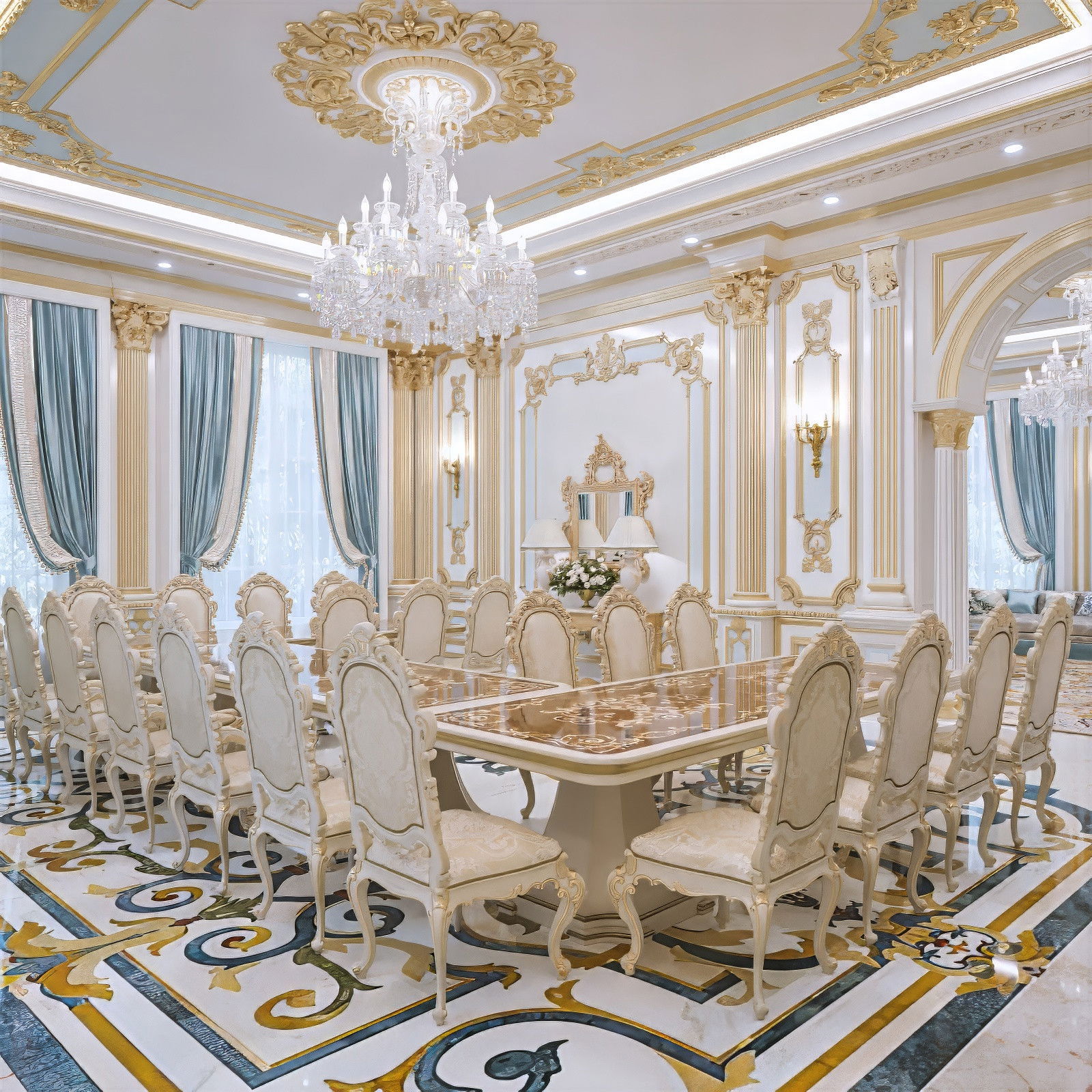 غرفة طعام ساحرة