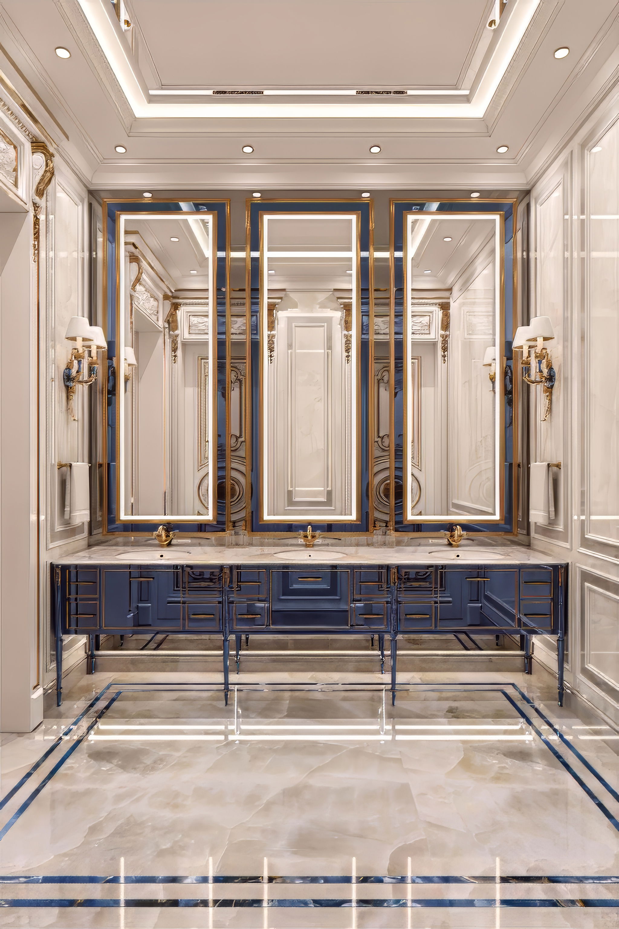 Elegant Bathroom Design For An Apartment