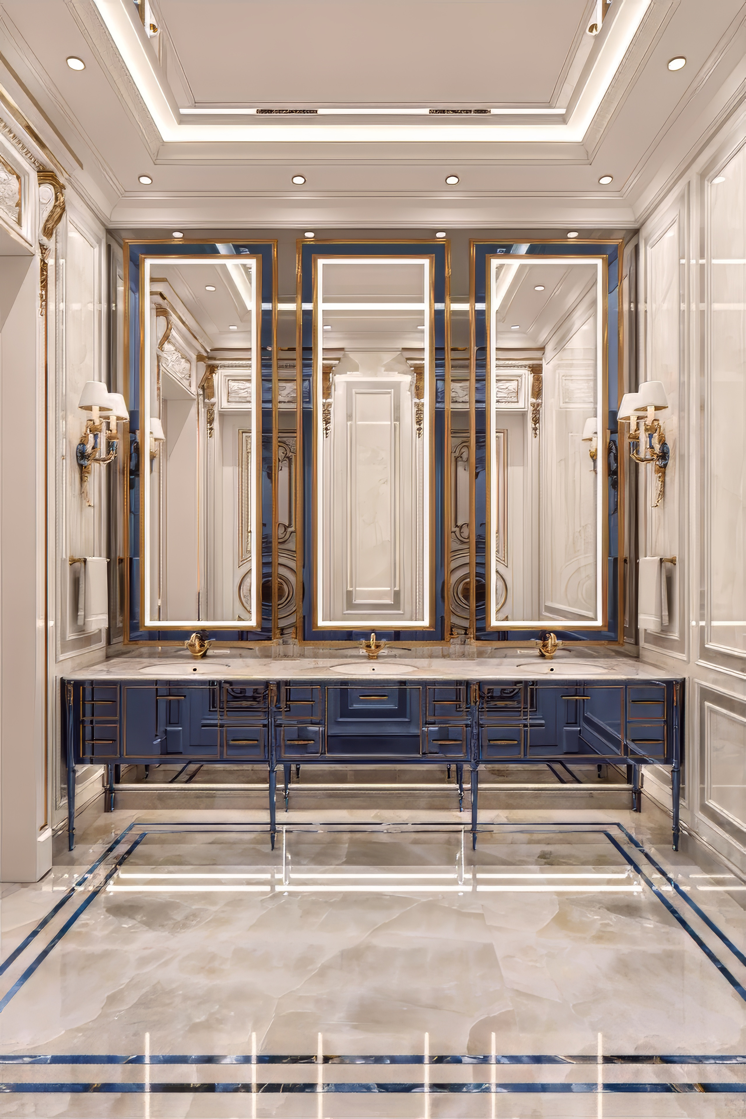 Elegant Bathroom Design For An Apartment