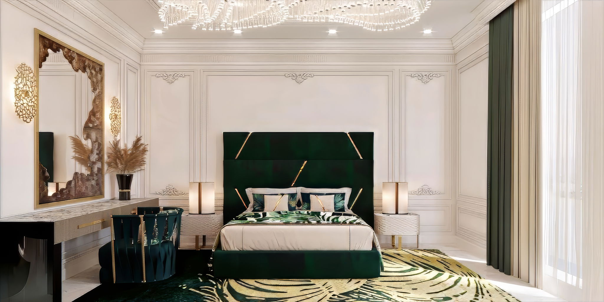 Luxury new Arabic style  Bedroom design