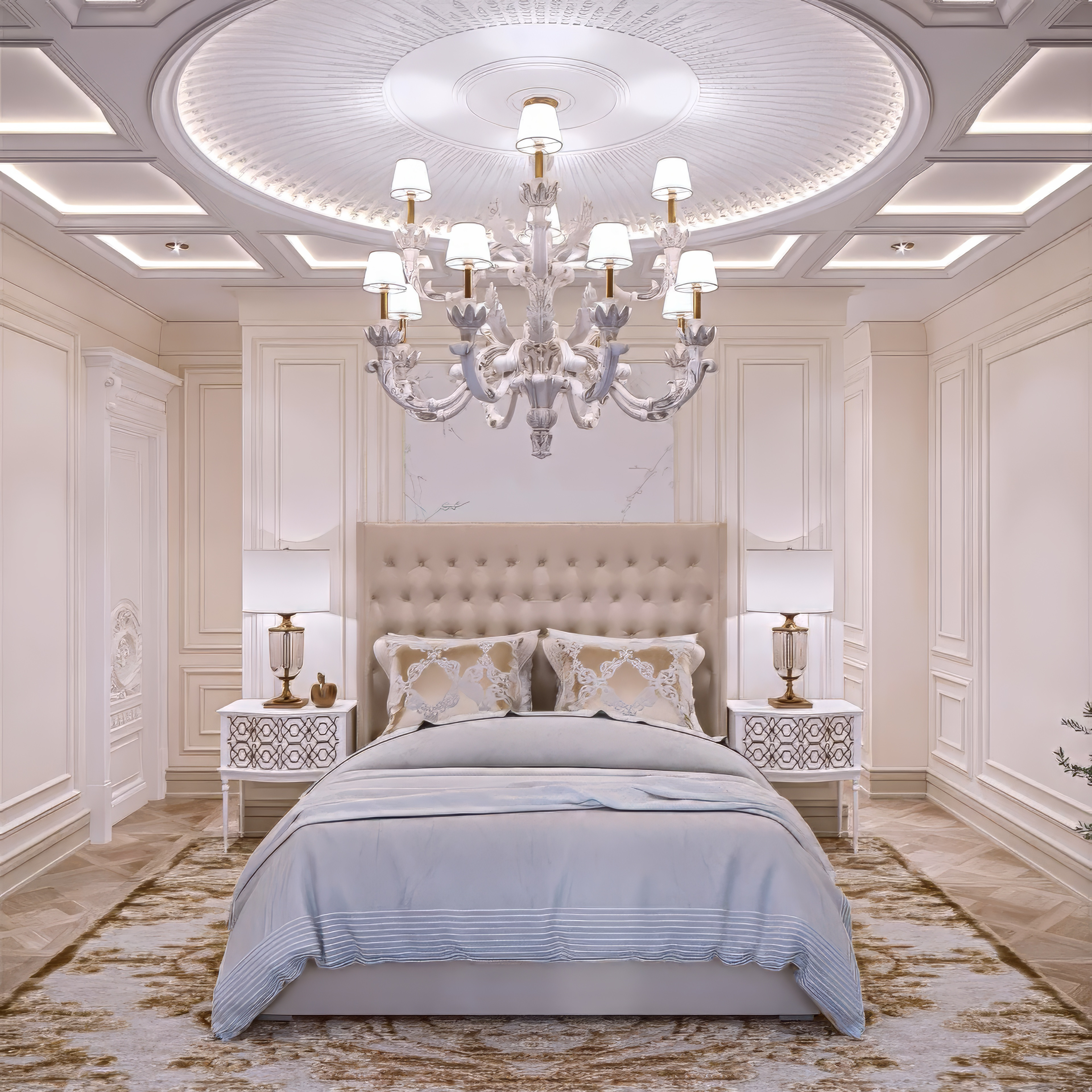 Dark Accent Bedroom Interior Design