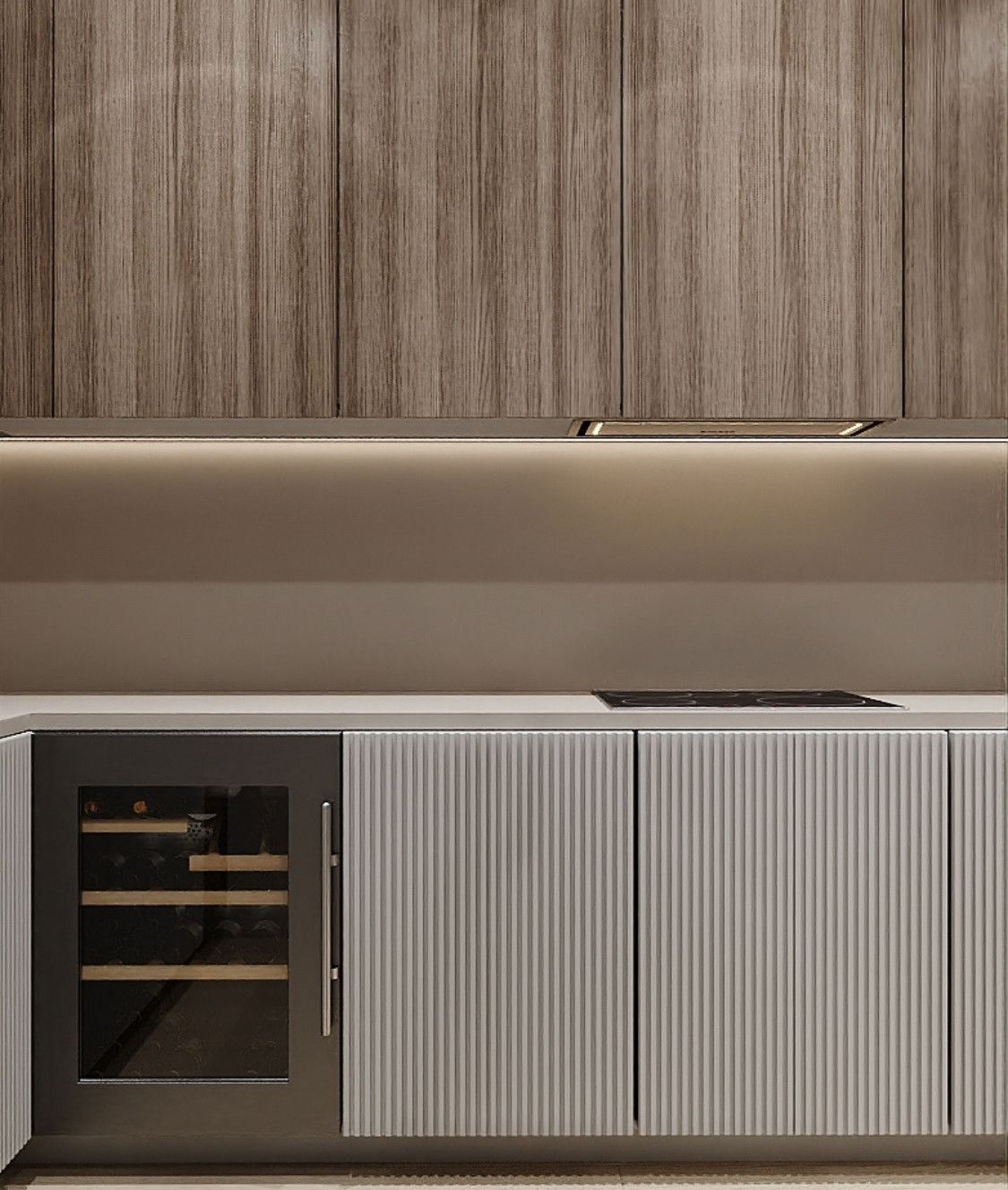 التصميم الداخلي الأنيق للمطبخ