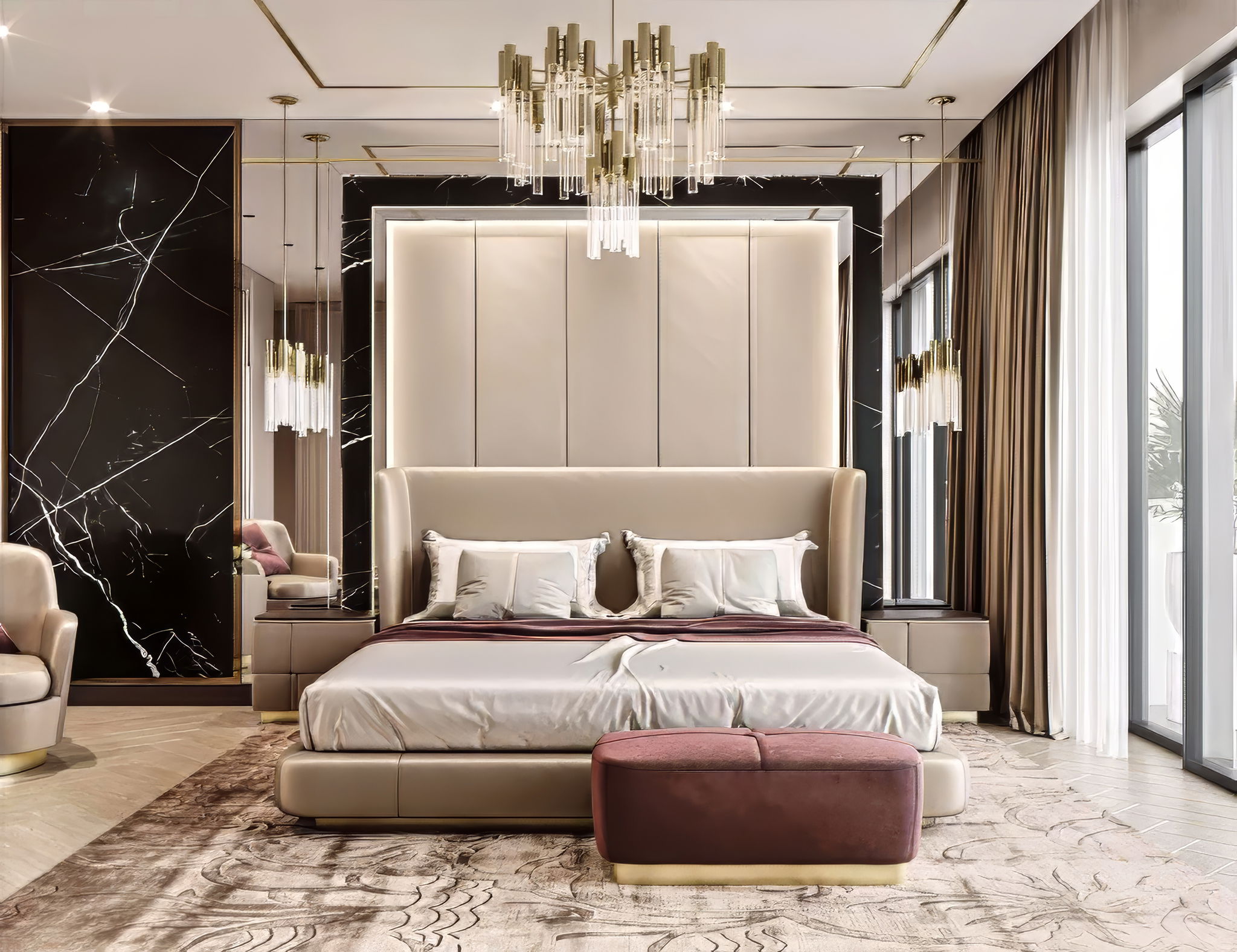 Sweet bedroom design