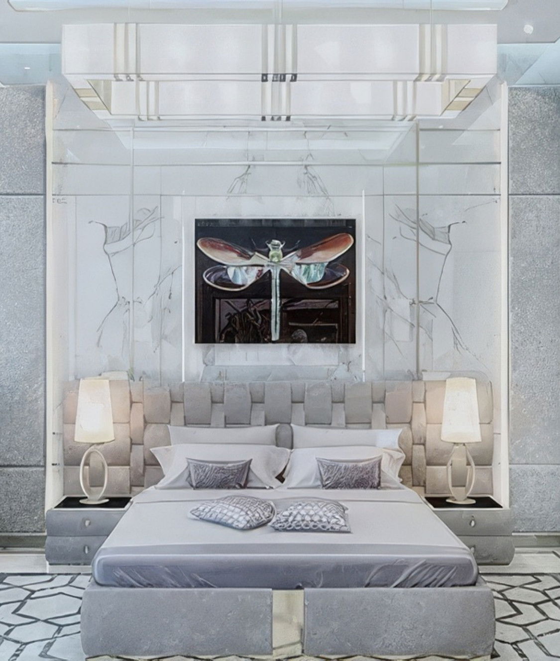 Deluxe contemporary bedroom