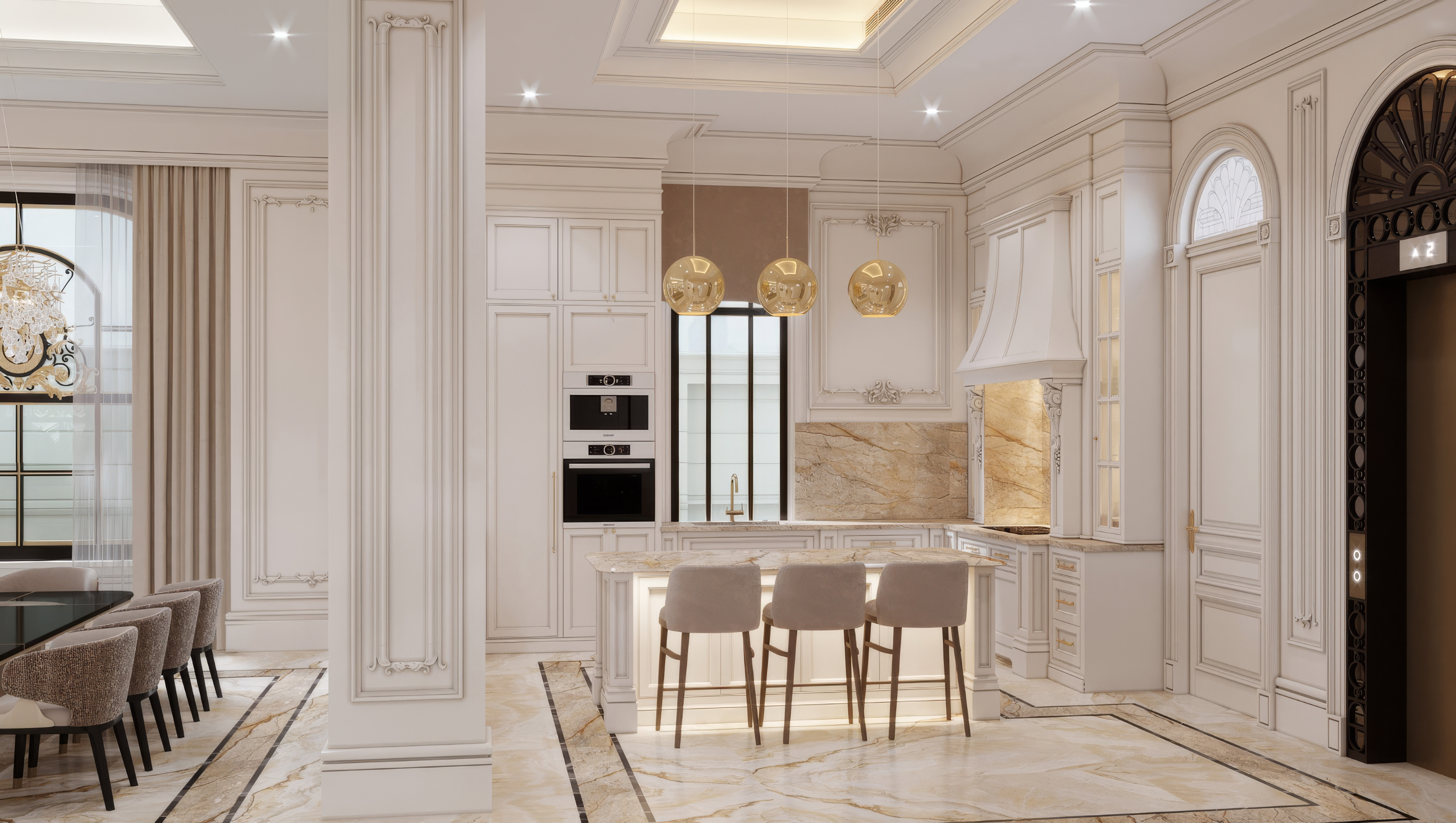 تصميم داخلي للمطبخ