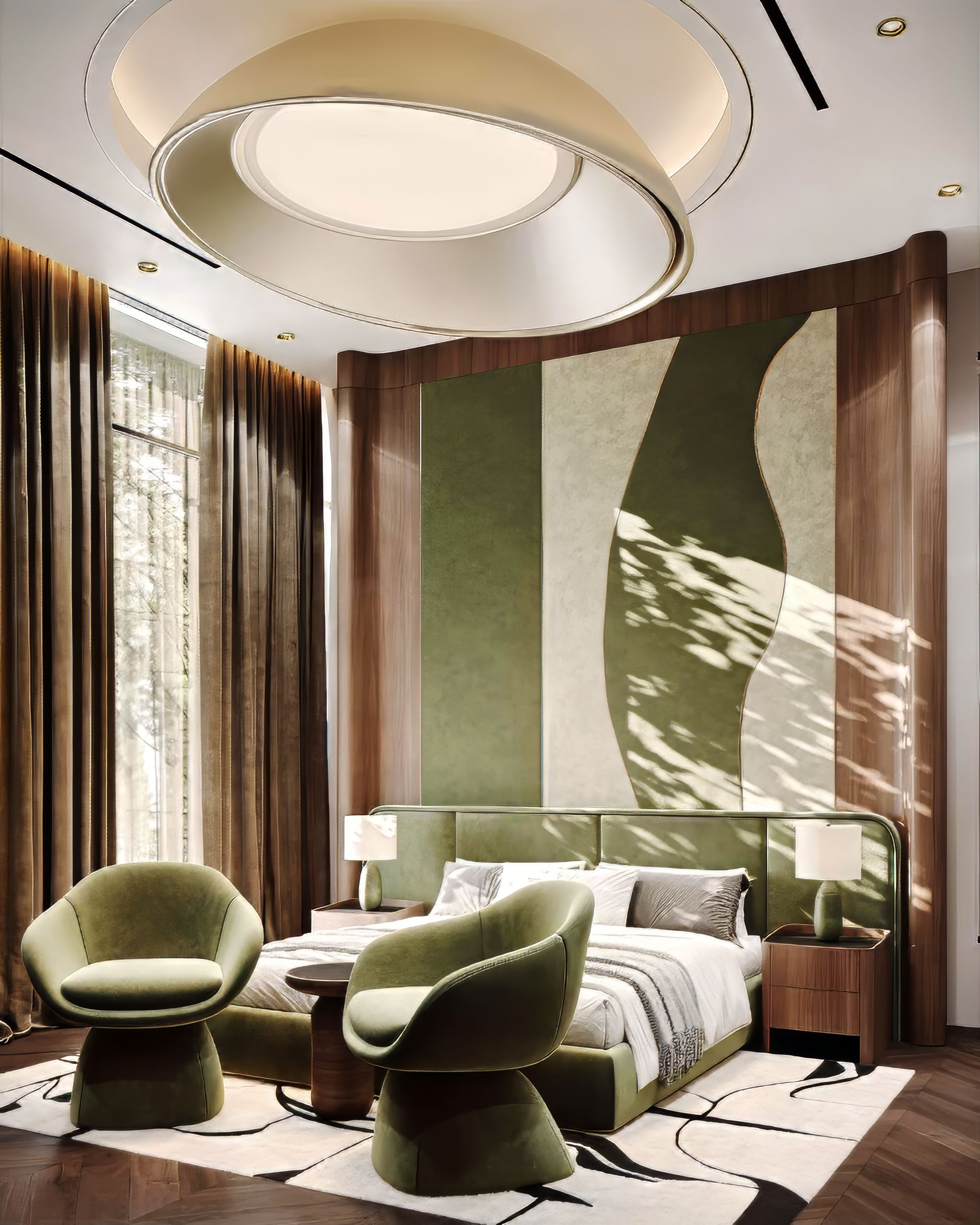 Comfortable bedroom decoration