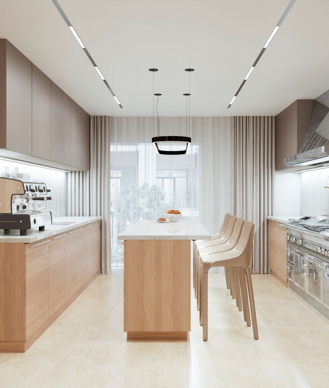 المطبخ على النمط البسيط