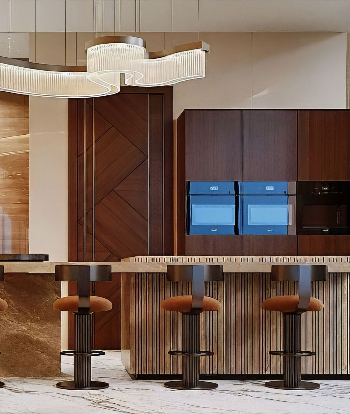 تصميم داخلي لمطبخ في لاهور