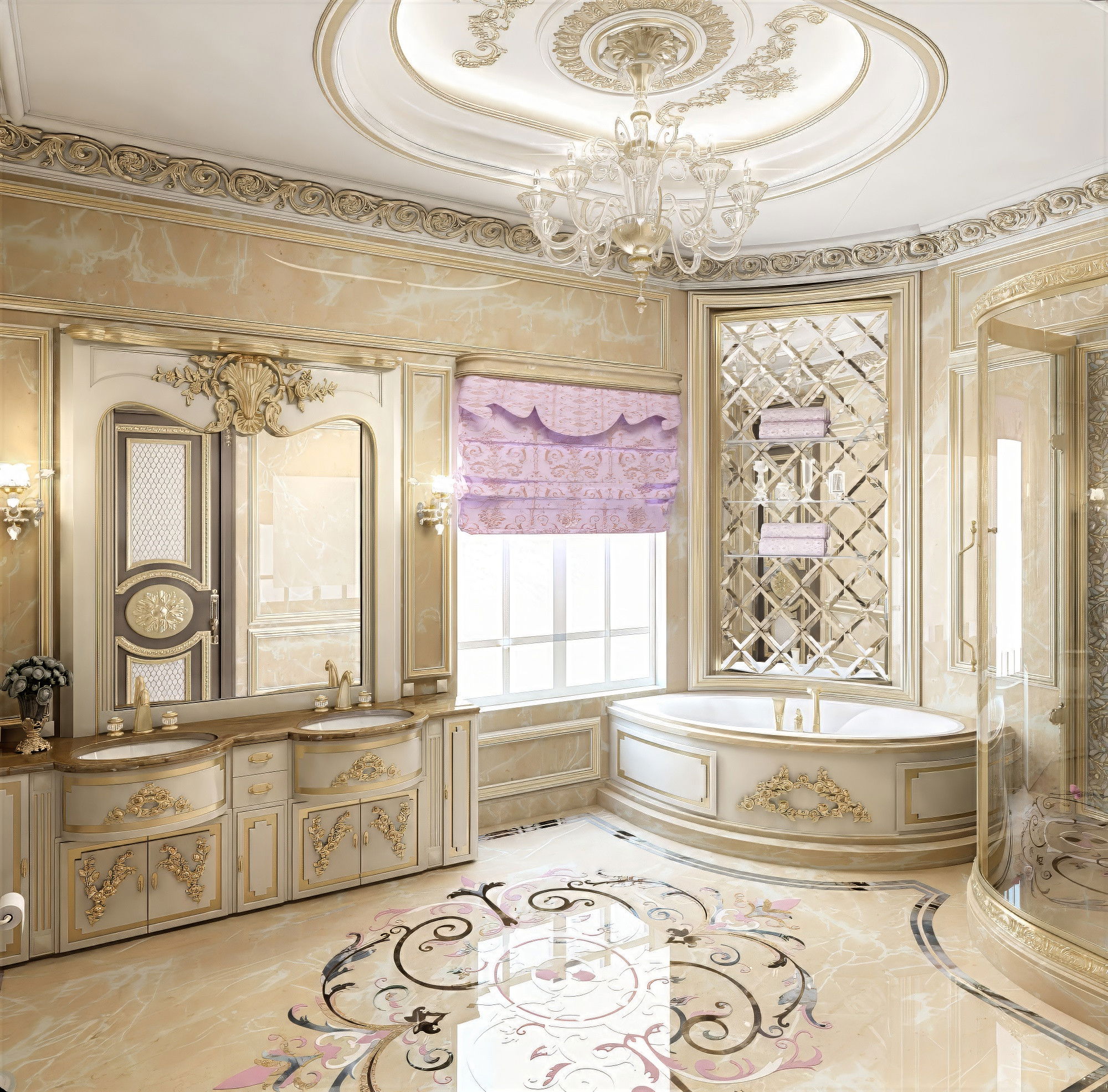 White bath