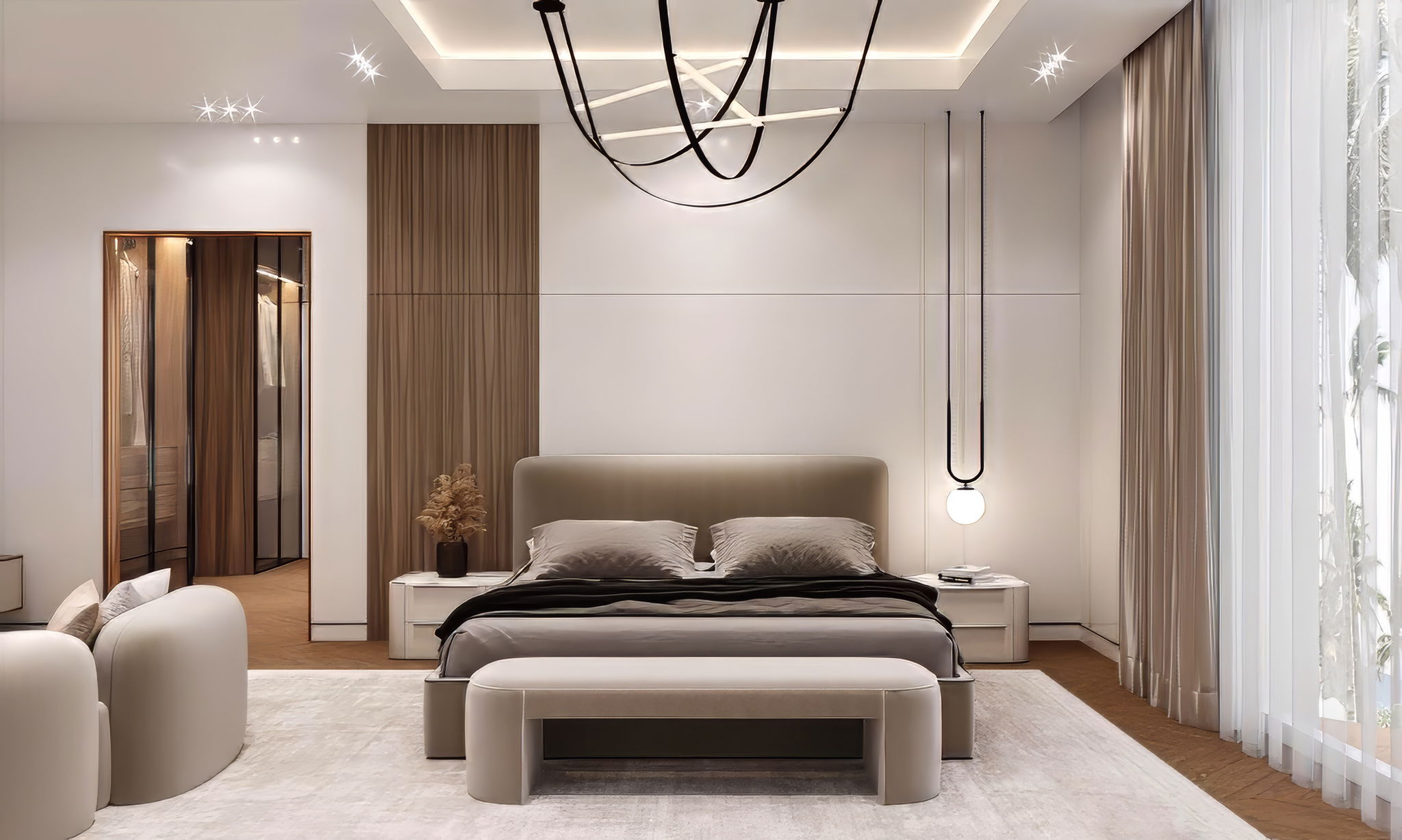 Luxurious Master Bedroom
