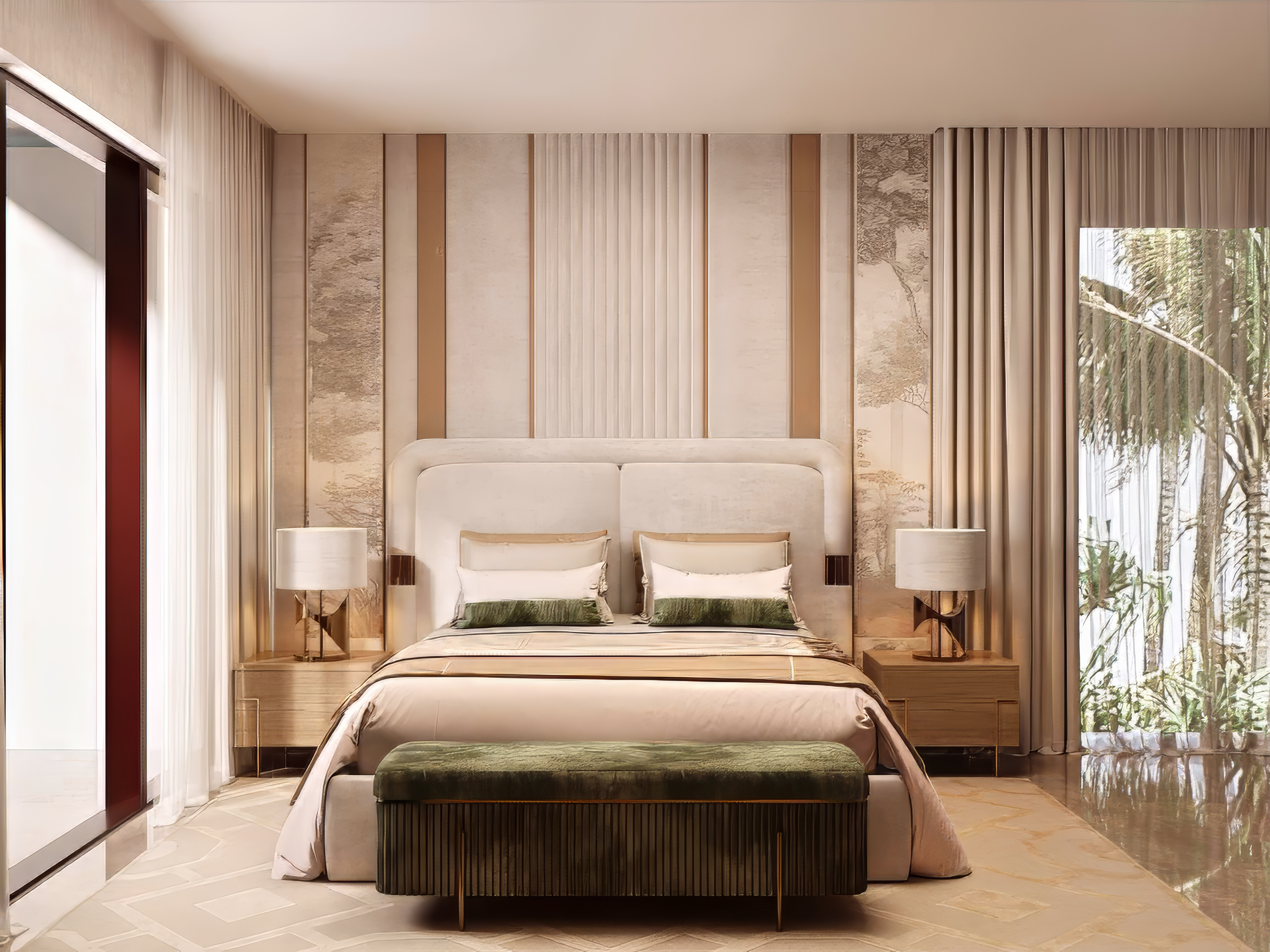 Classical Bedroom Design Dubai