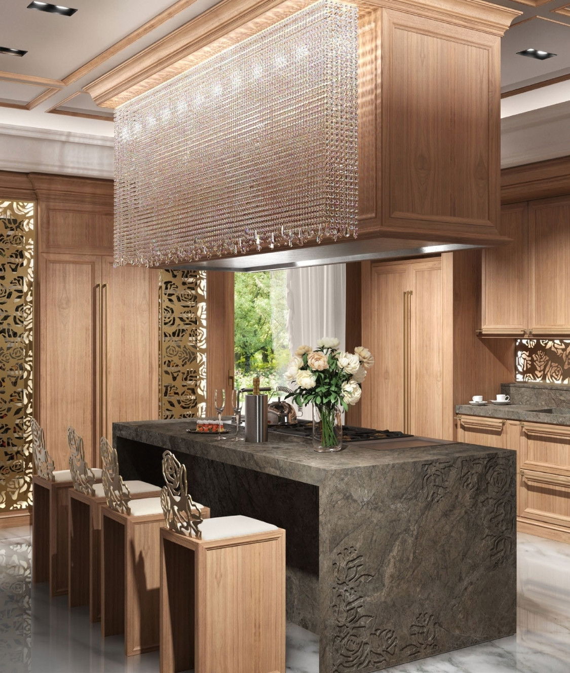 التصميم الداخلي للمطبخ على النمط الحديث