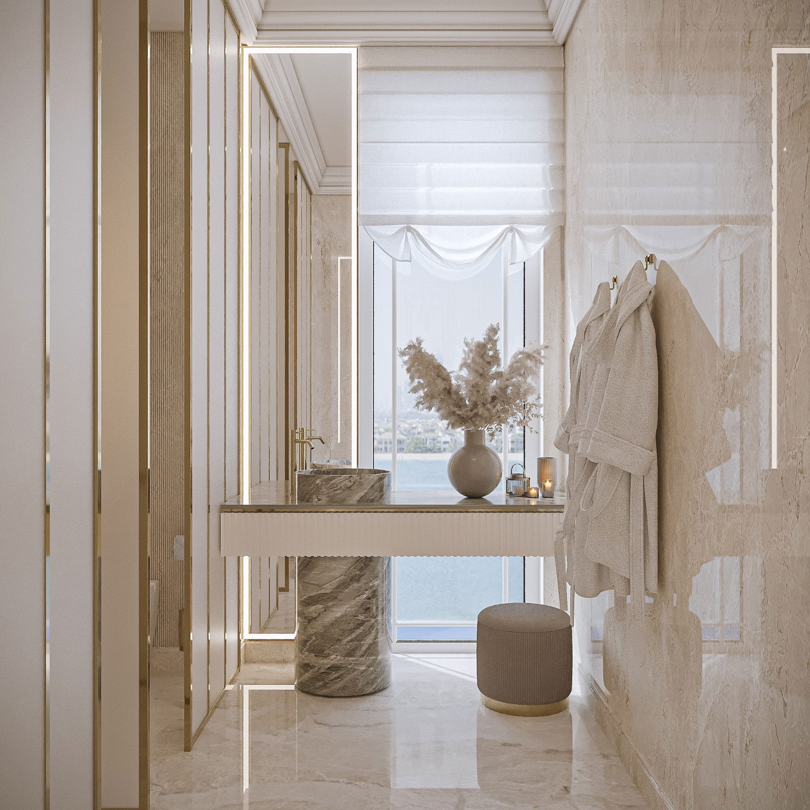 Unusual  bathroom design
