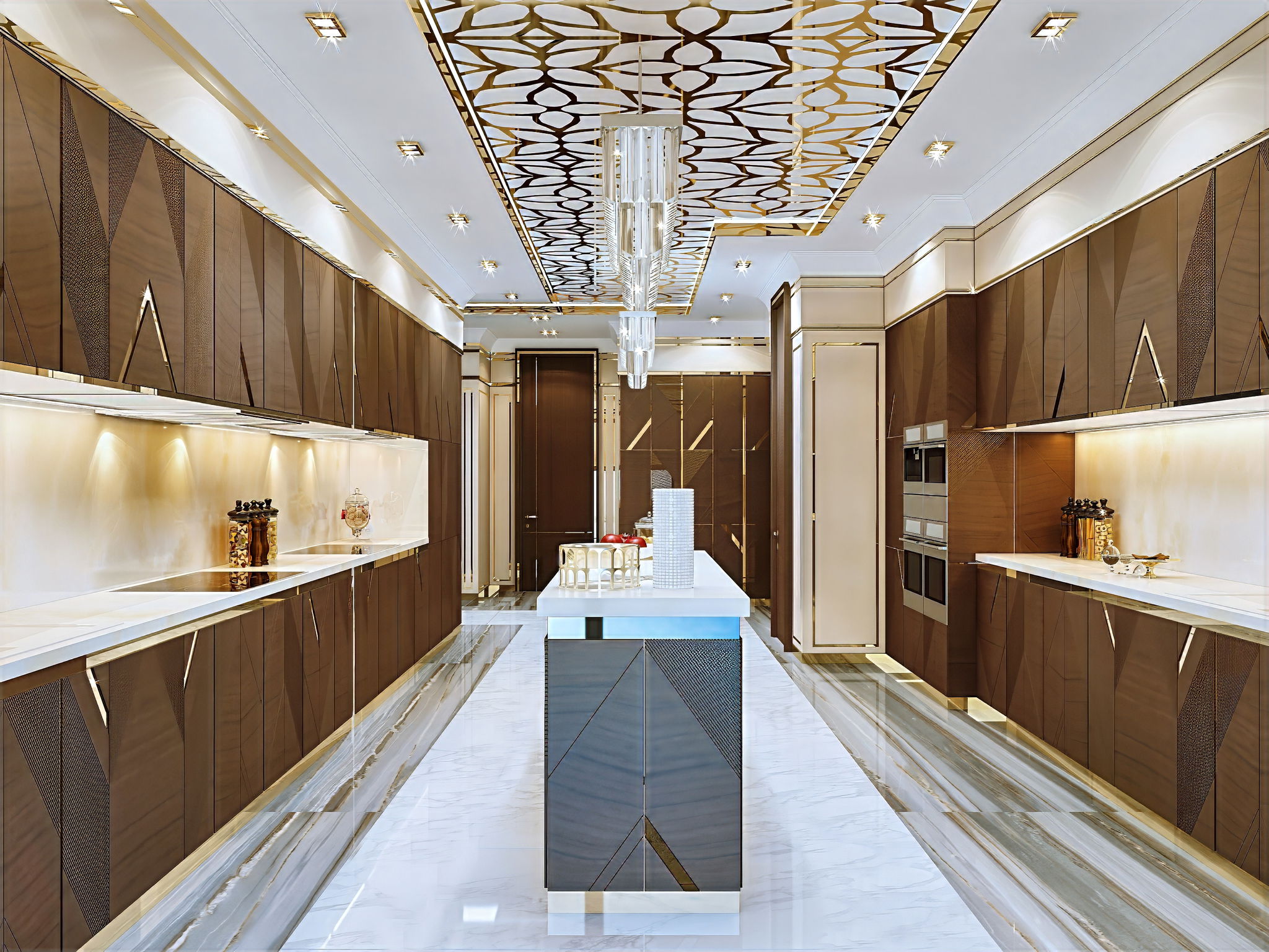 تصميم المطبخ آرت ديكو