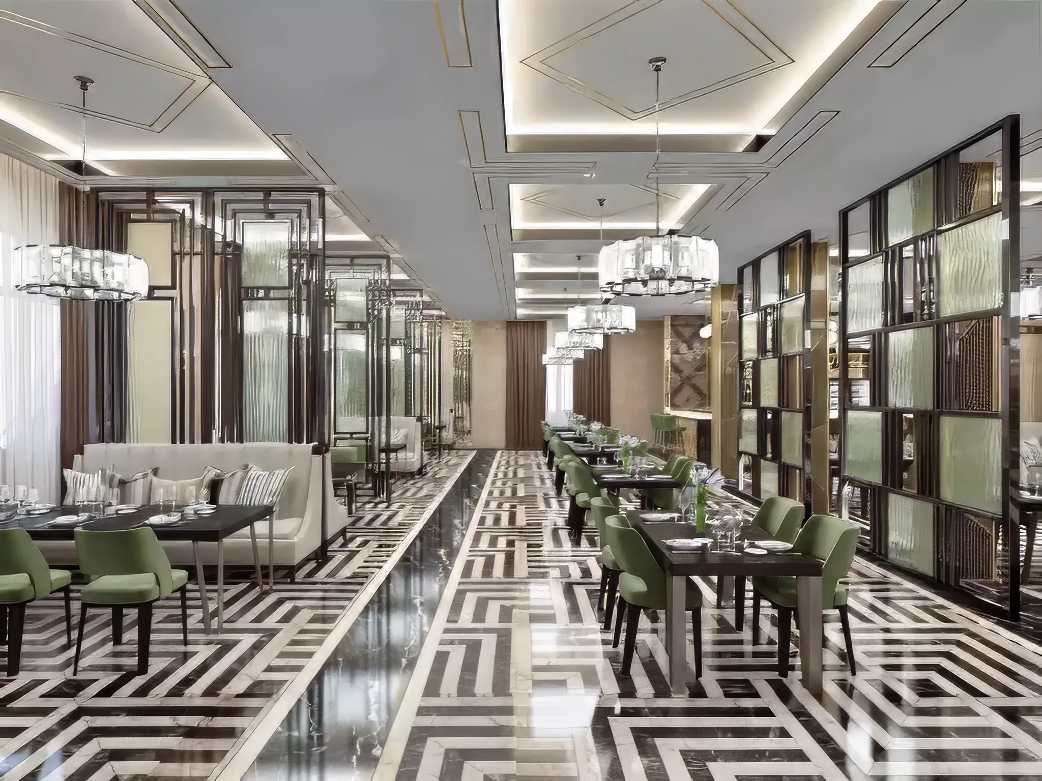 Дизайн интерьера ресторана в Дубае