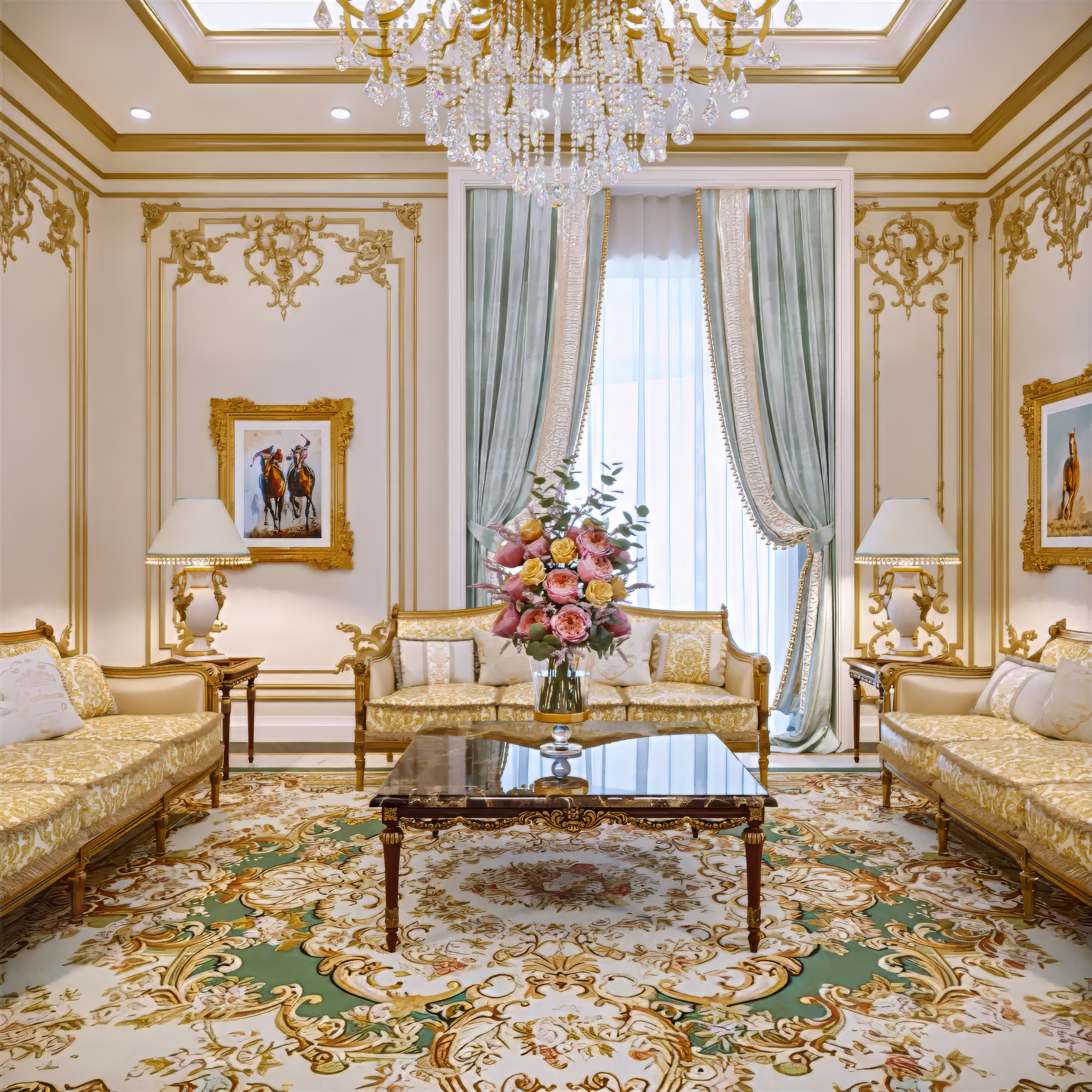 Moroccan sitting room
