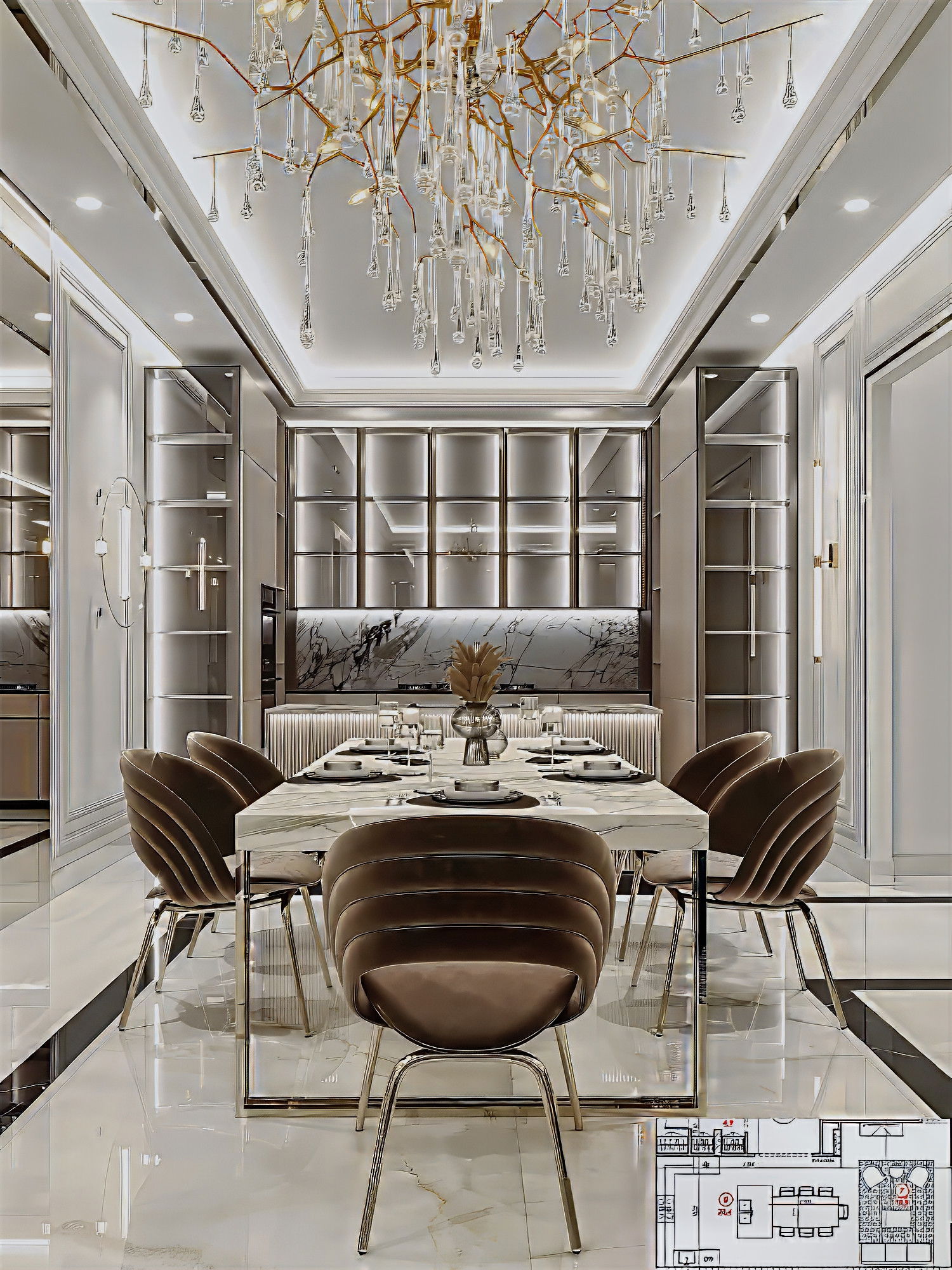 فيلا عائلية على الطراز العربي الحديث