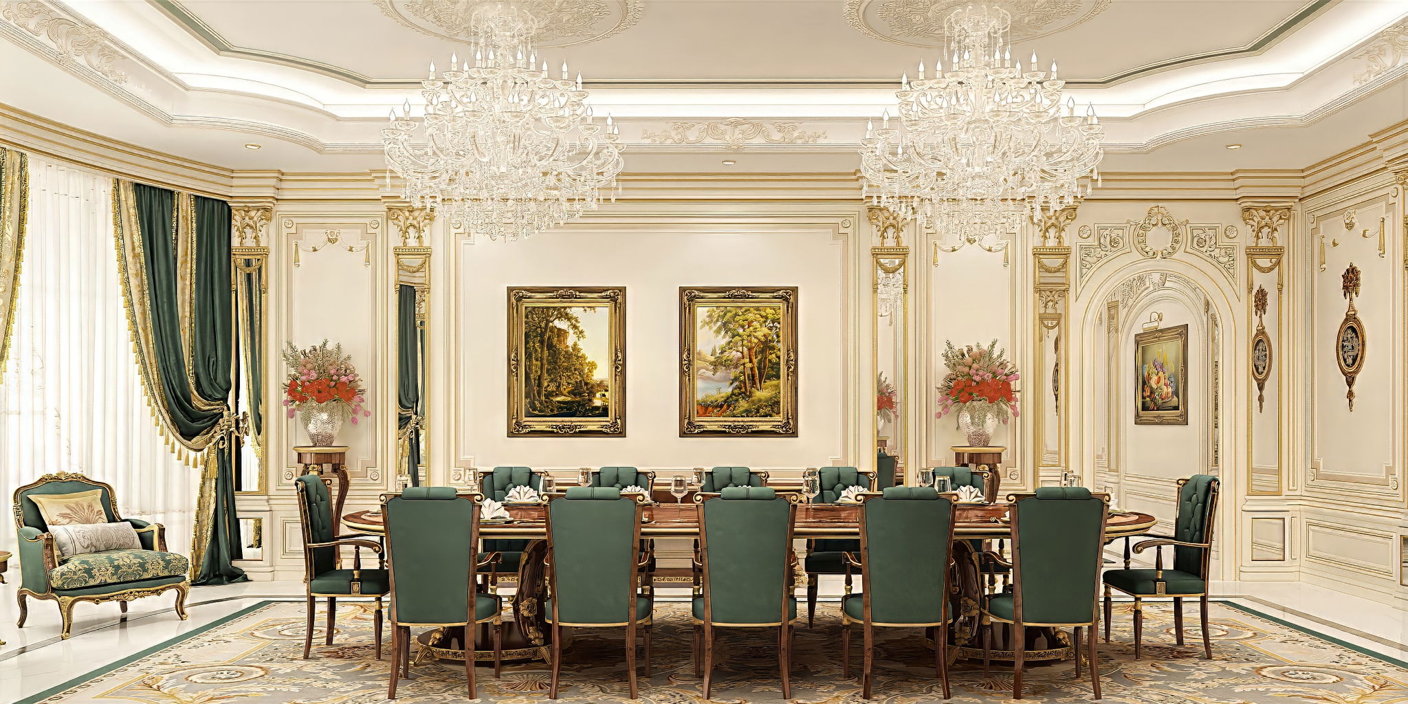 غرفة طعام شيك جدا