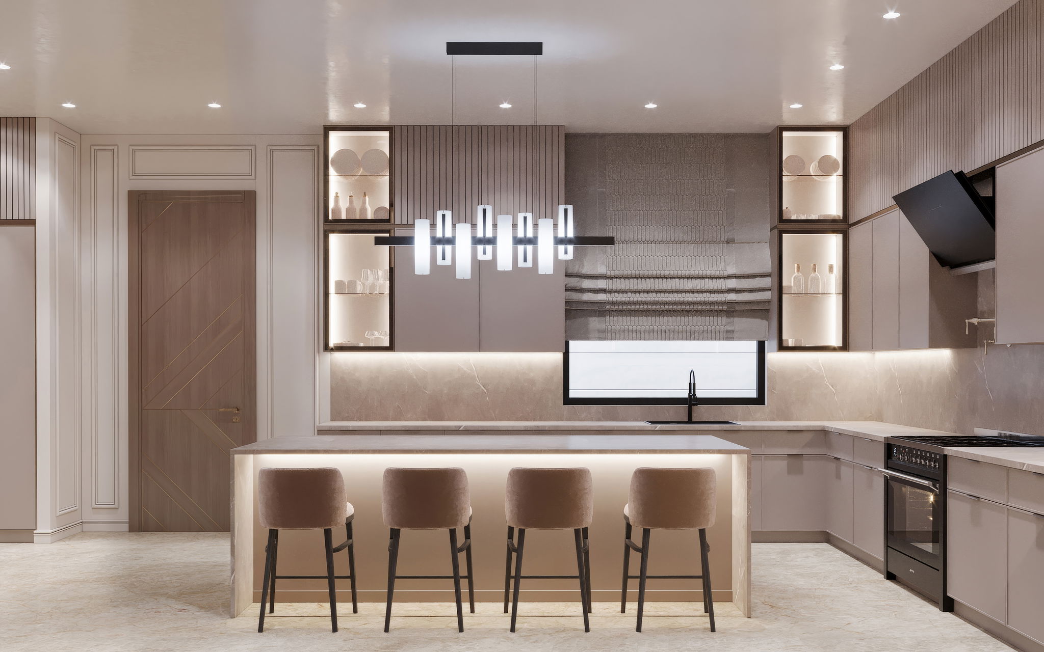 تصميم مطبخ أنيق