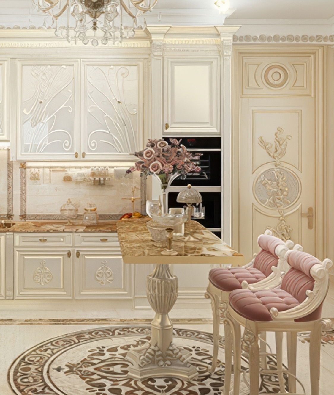 التصميم الداخلي للمطبخ الساحر