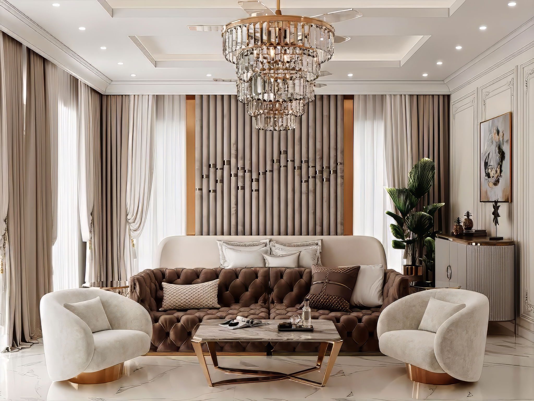 Amazing delicate interior
