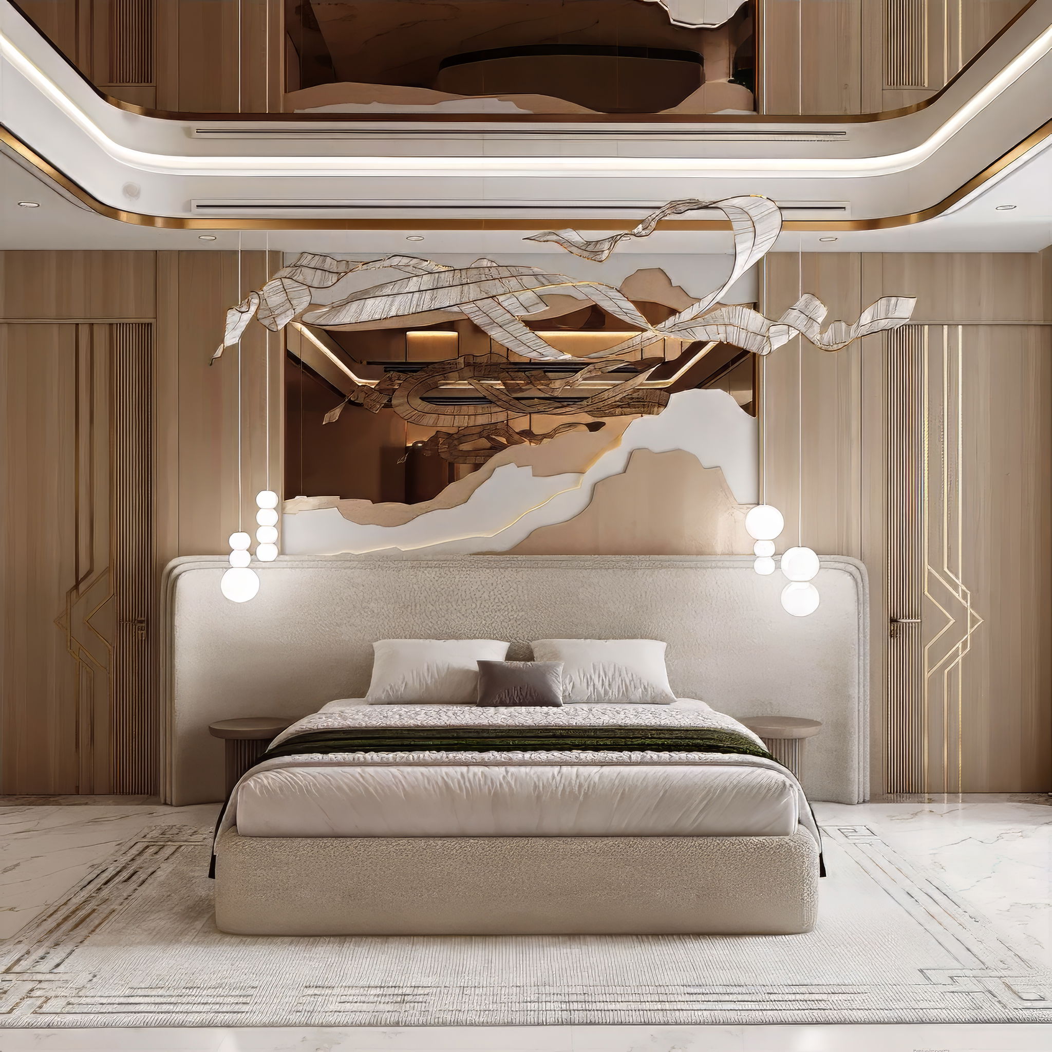 Bedroom Interior Design in Art Deco