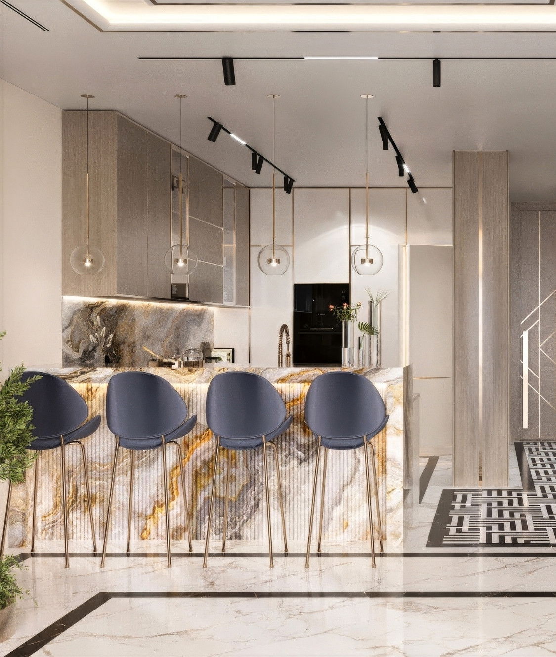 تصميم مطبخ رائع