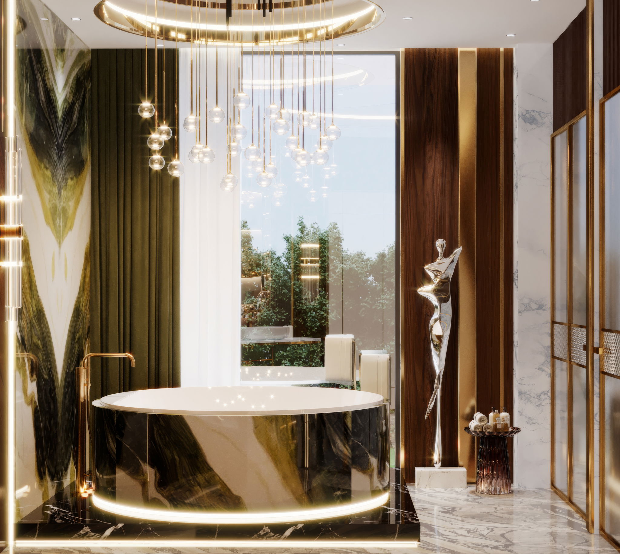 Bathroom Design by the best interior design company Los Angeles