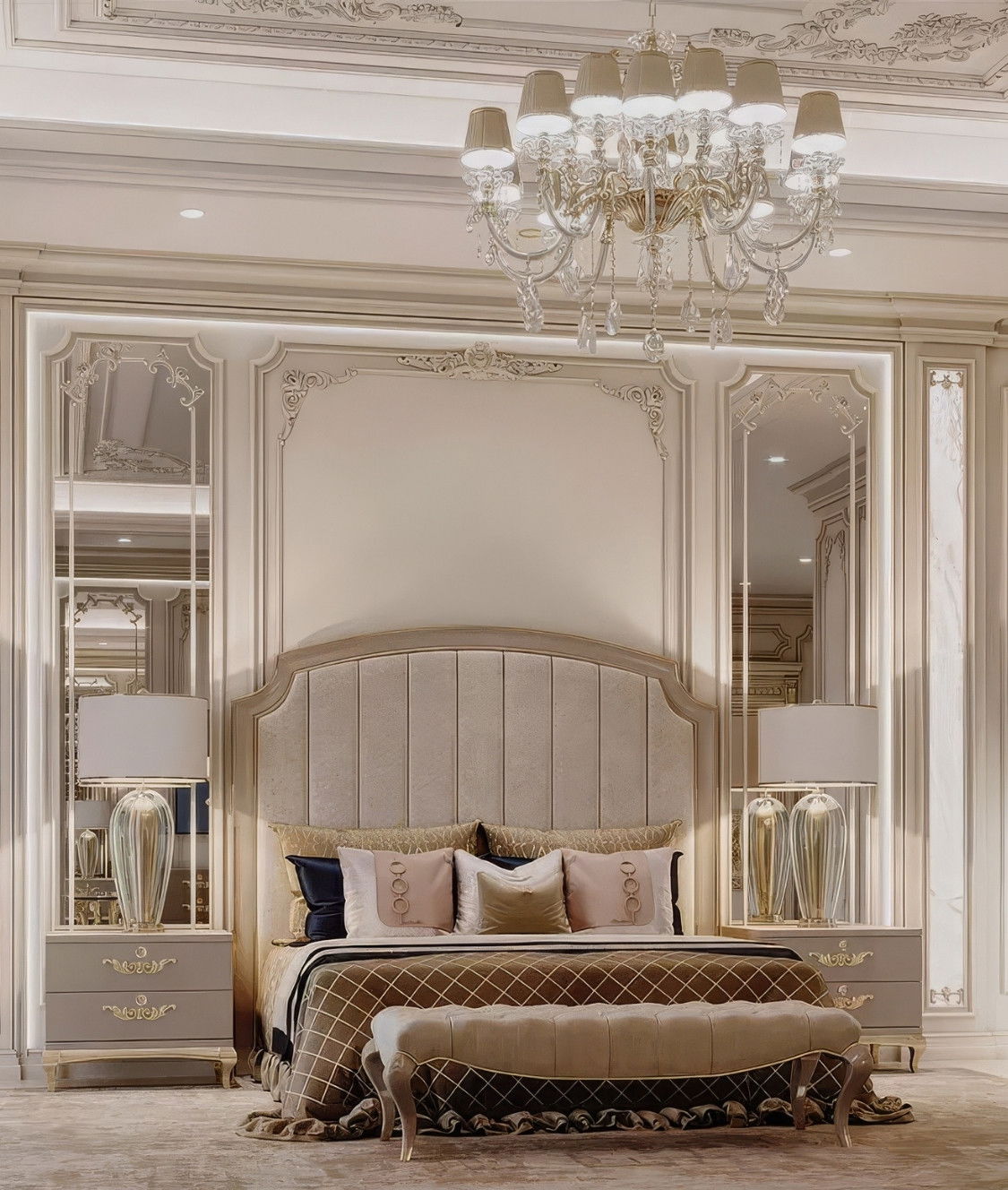 New classic villa design in Saudi Arabia