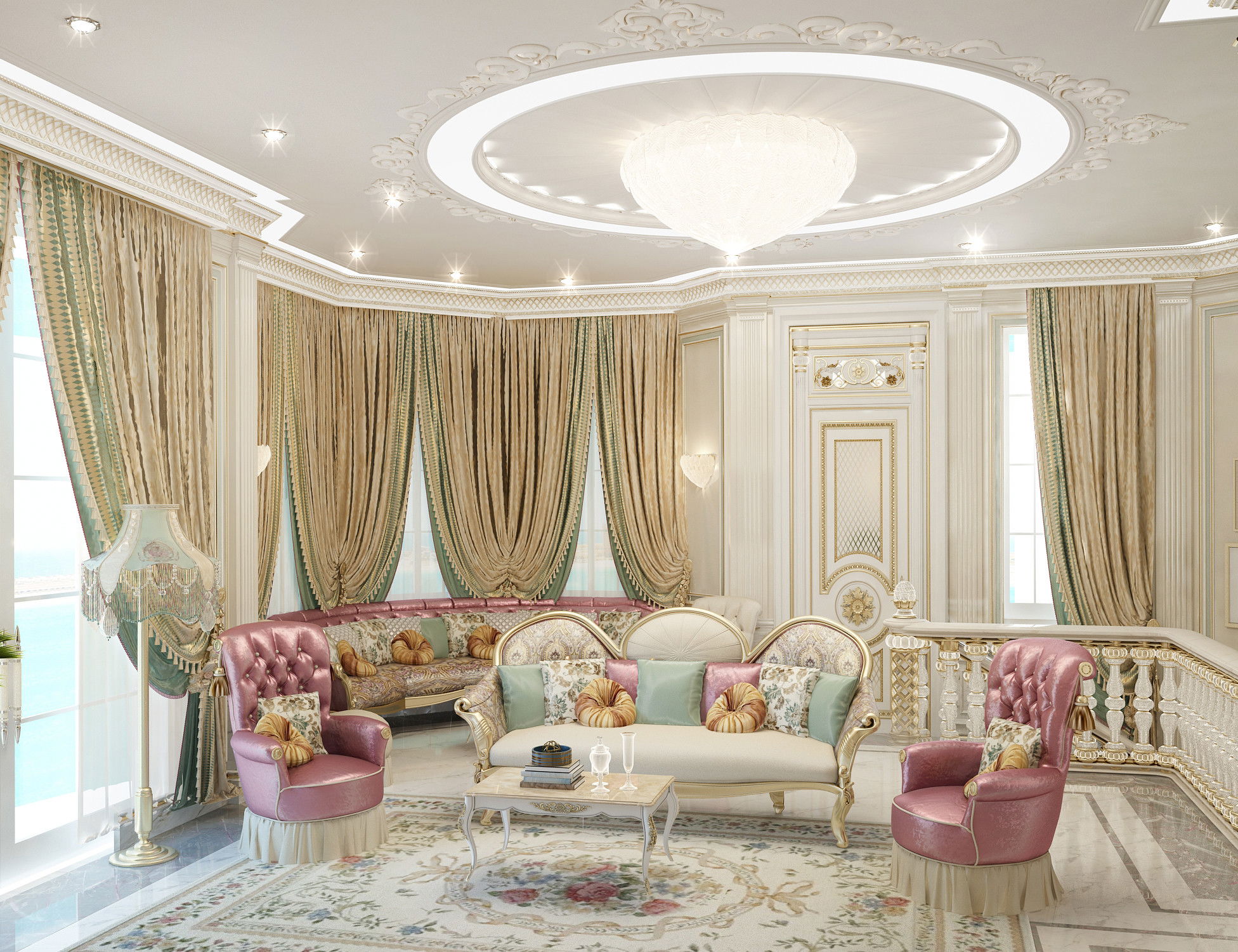 الملكية العربية مجلس التصميم فاخر