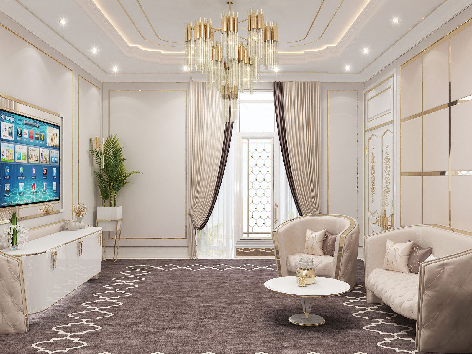 تصميم للمجلس علي الطراز العربي
