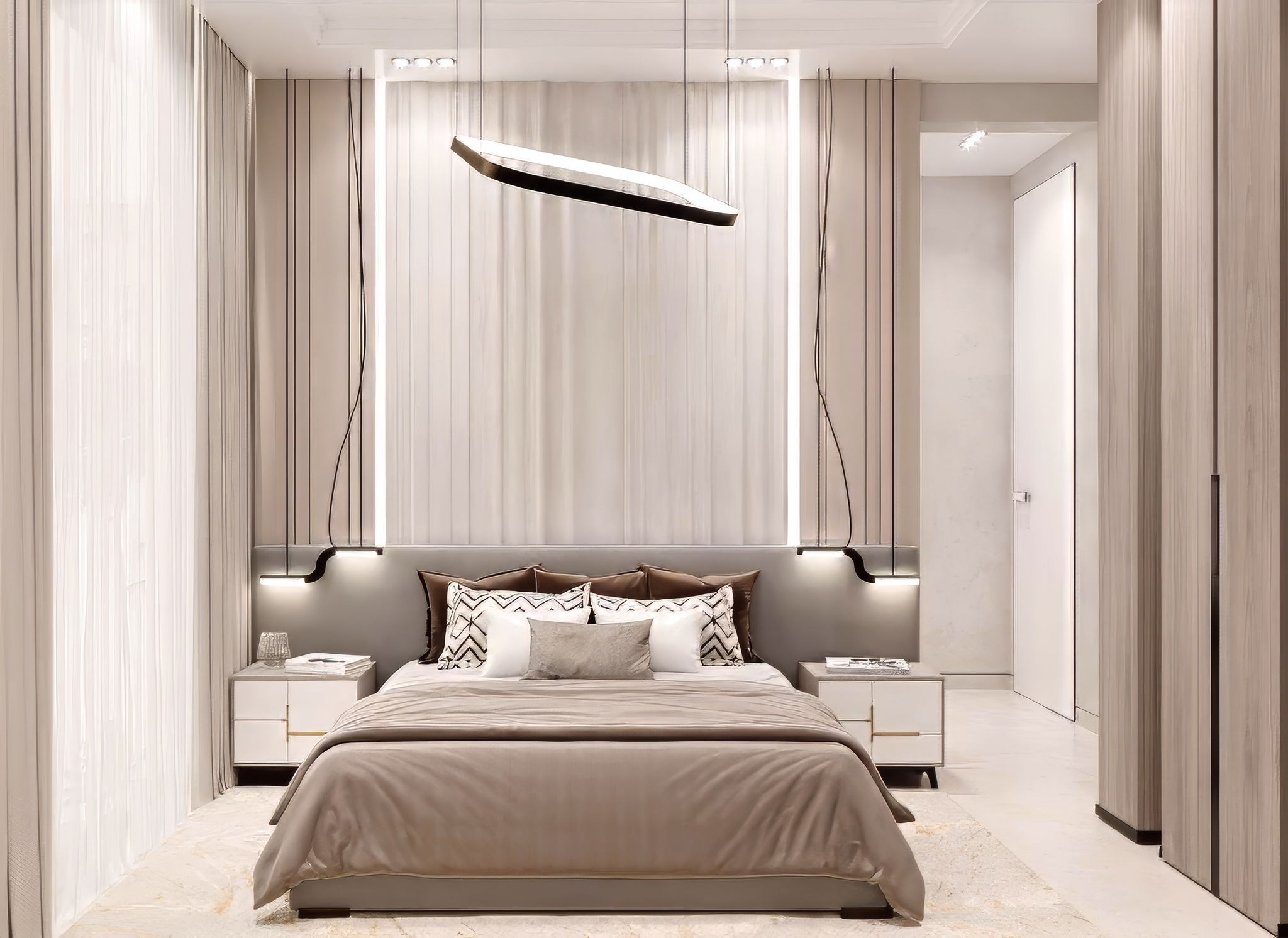 COOL BREEZE OF BLUE CONCEPT FOR BEDROOM