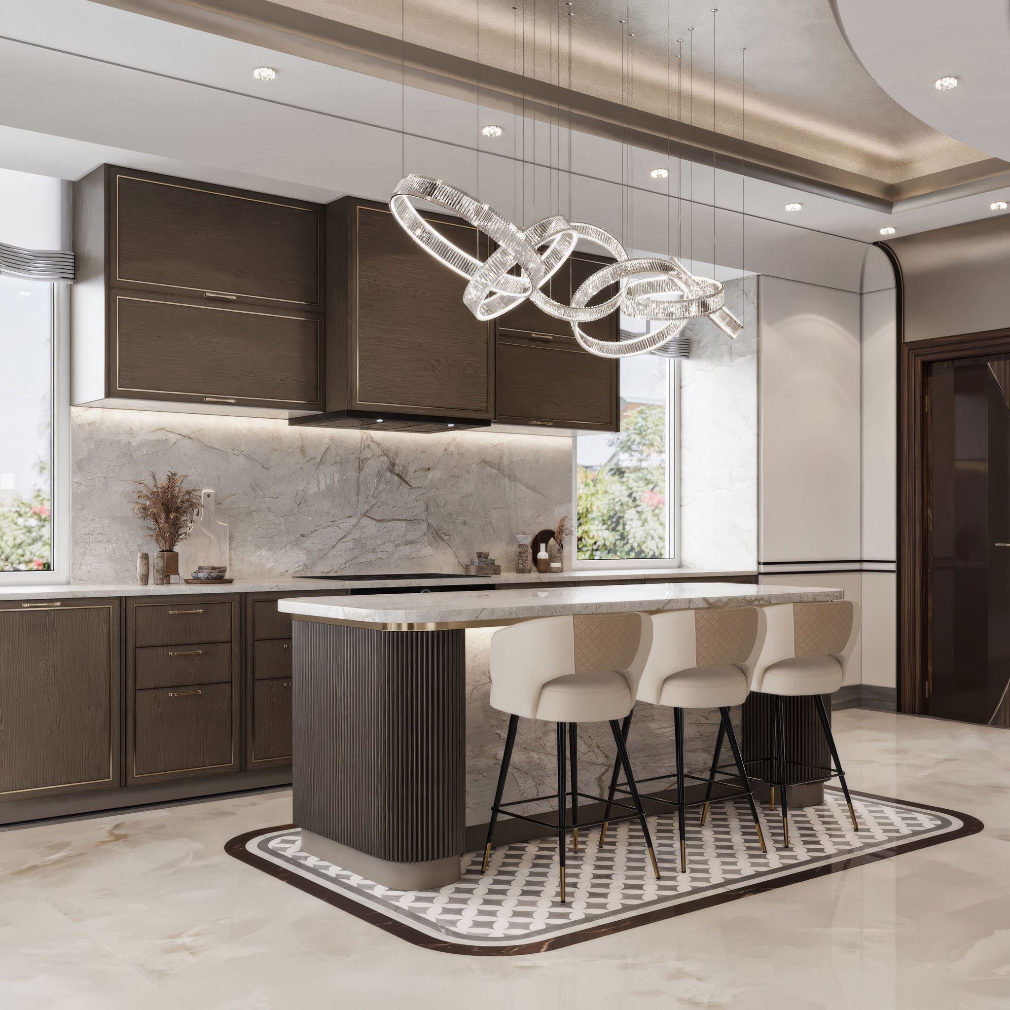 تصميم مطبخ أنيق