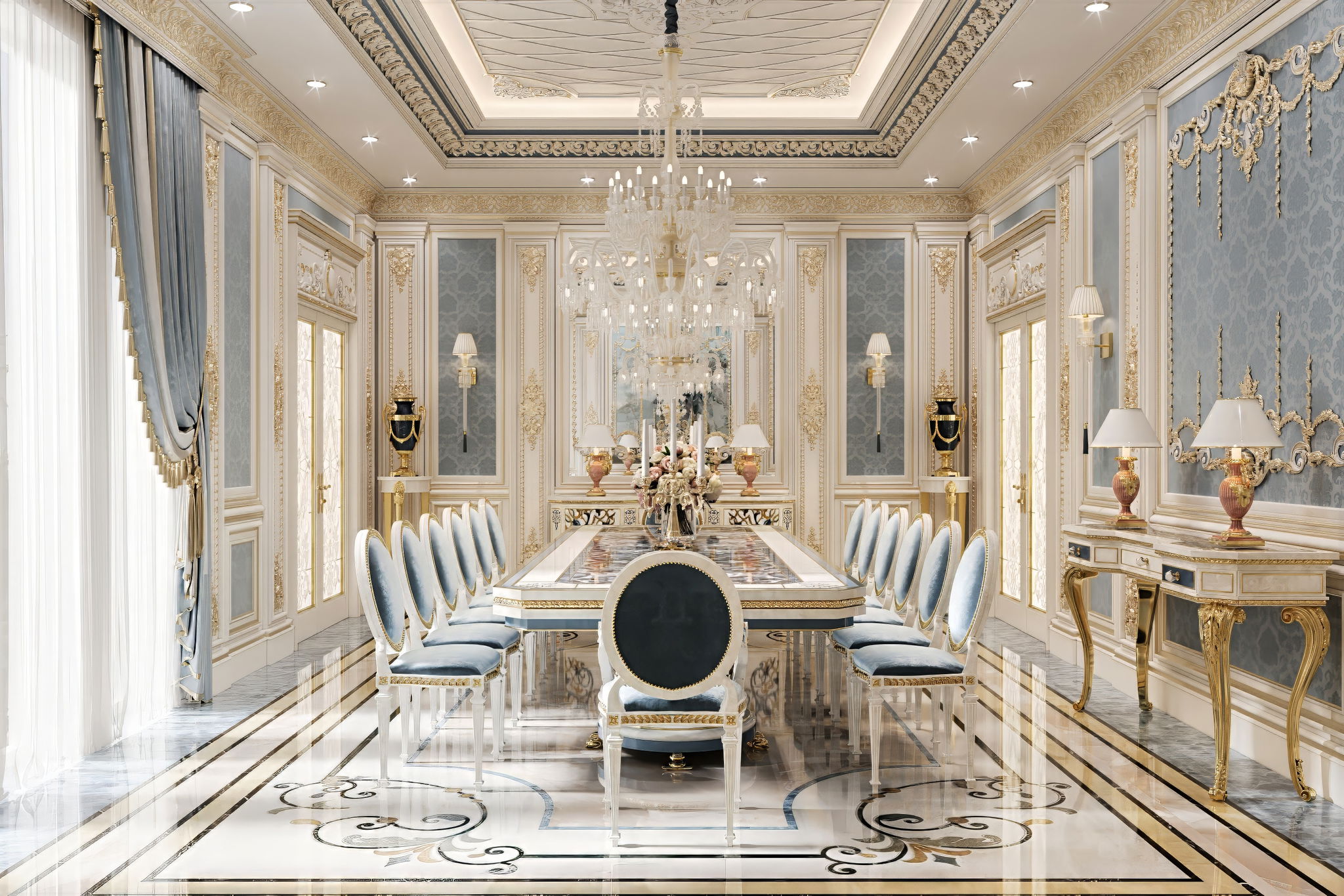 تصميم غرفة طعام في لاجوس