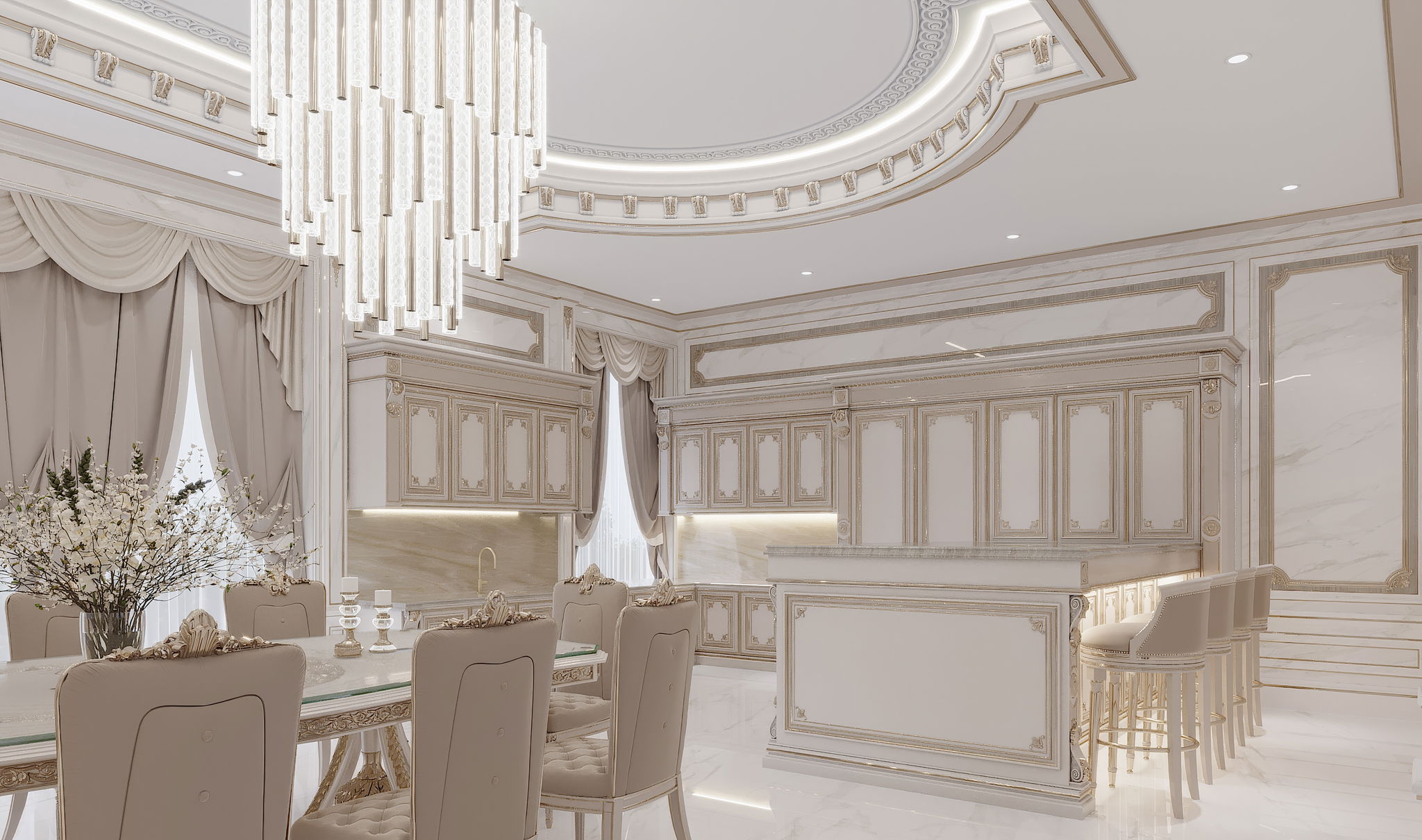 فكرة تصميم مطبخ أنيقة