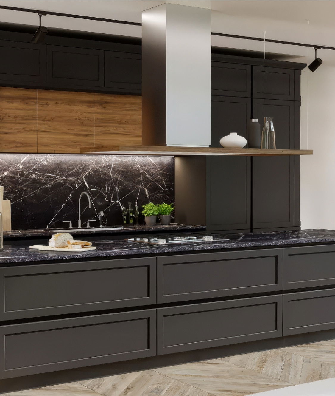 فكرة تصميم مطبخ أنيق