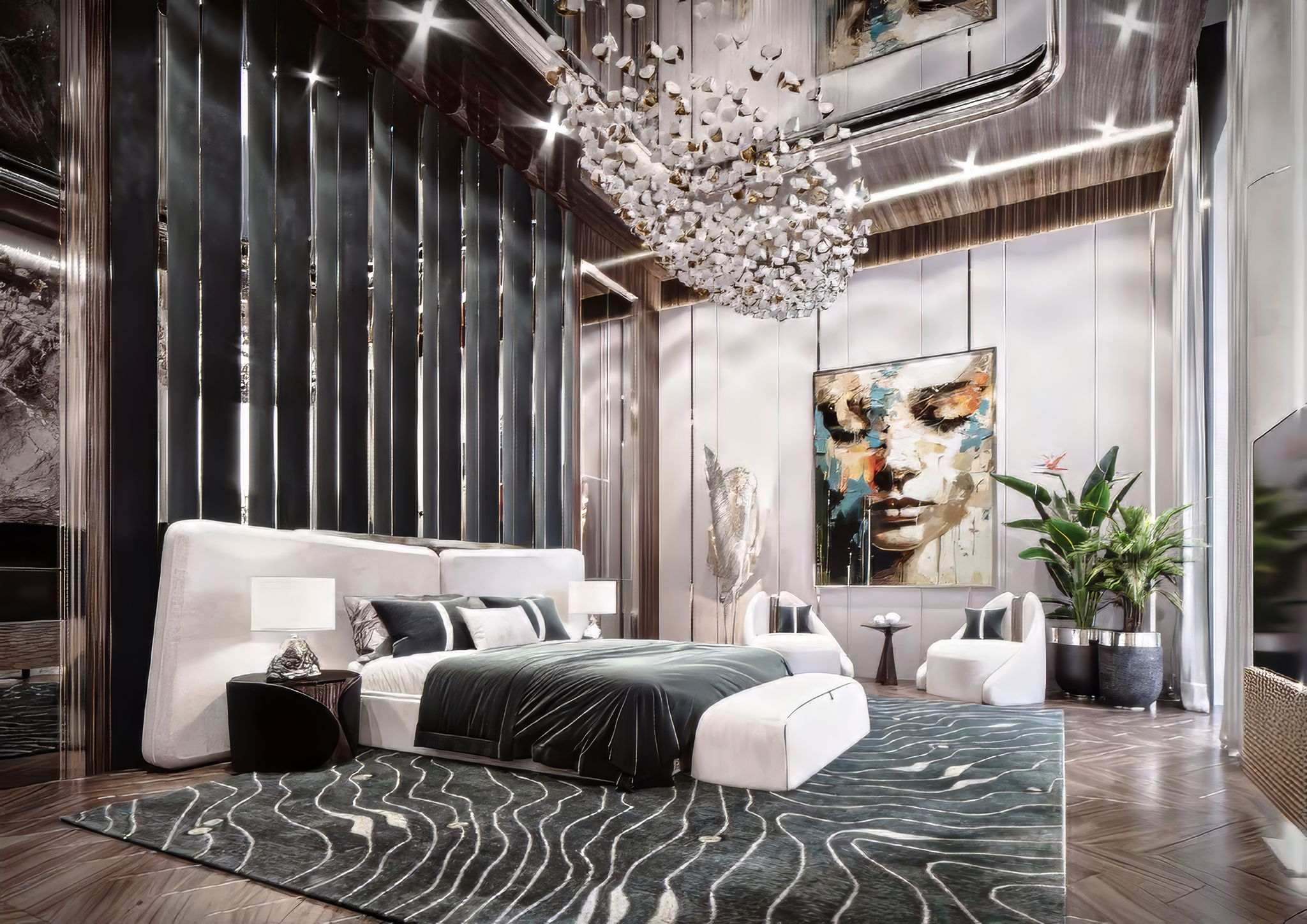 Bedroom interior contemporary designing