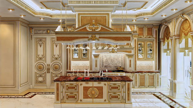 Extravagant Classical Kitchen Design