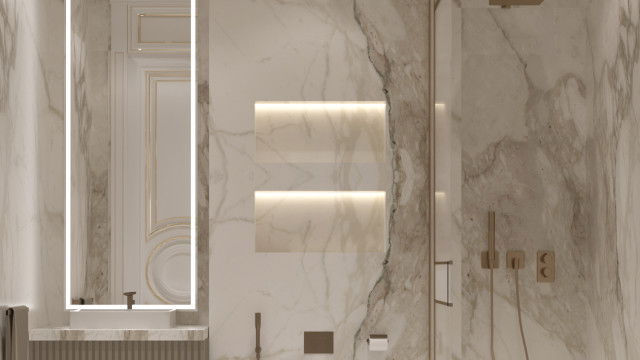 تصميم الحمام الرئيسي