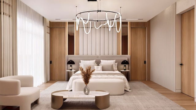 Elegant bedroom Dubai