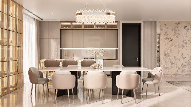 Dinning room interior UAE