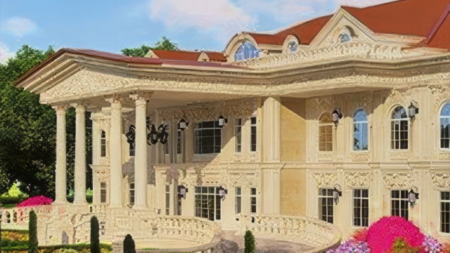 التصميم الخارجي للفيلا في أبو ظبي