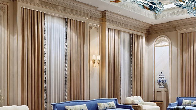 تصميم داخلي لمجلس في دبي