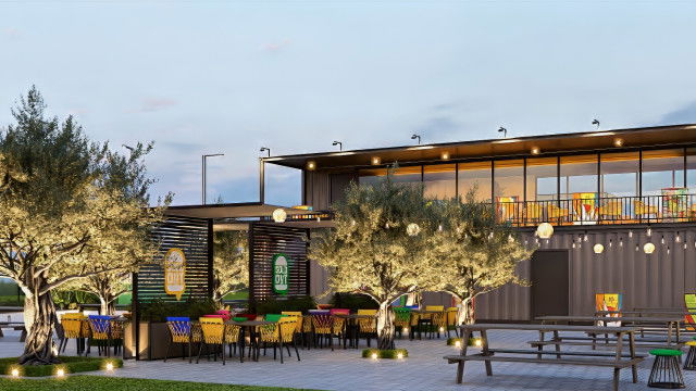 Restaurant exterior design