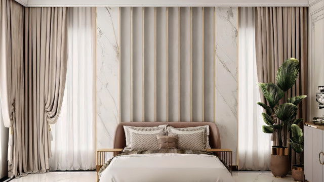 LUXURY INTERIOR DESIGN FOR A MODERN BEDROOM