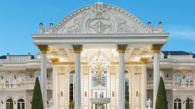 Идея классического дизайна экстерьера