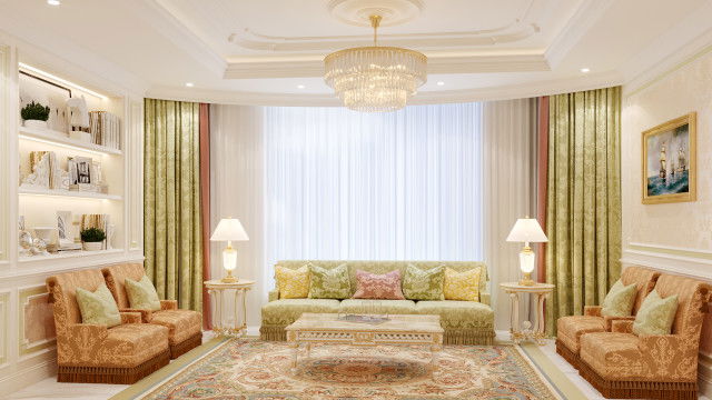 تصميم داخلي للمجلس في الامارات