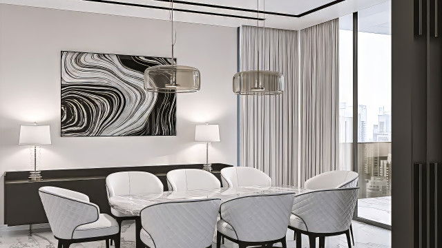 Роскошная столовая — идеи элитного интерьера